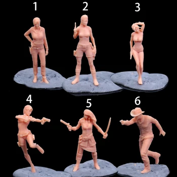  1/64 1/43 Figura De Sex Feminin Soldat Model În Miniatură Nisip De Masă Negativ Scena Trebuie Să Fie De Culoare De Unul Singur