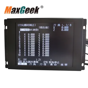  Maxgeek Panou LCD pentru Mitsubishi MDT962B-1A BM09DF MDT962B M64 E60 CNC Monitor CRT + Modernizarea Buton