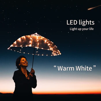  104 CONDUS de Așteptat Lumina Grădină, Umbrelă de soare Lampă cu LED-uri Impermeabil Șir Lumina Flexibil Decor în aer liber de Iluminat Lampa de Control de la Distanță