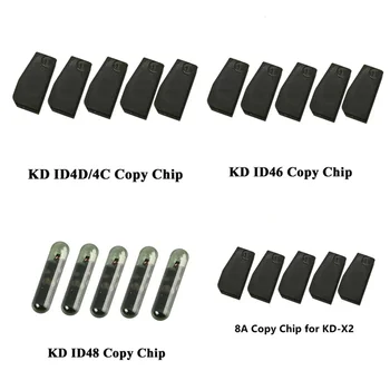  15 buc/lot KD transponder chip KD 8A H ID4C ID4D ID46 KD4D KD46 KD48 4C 4D G ID46 ID48 copia chip pentru KDX2 Cheie Programator