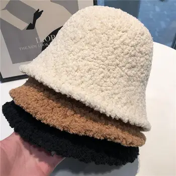  2021 Găleată Pălărie Ține de Cald În Toamna și Iarna, All-meci Granular Lână Pălărie Pescar, Japoneze Femei de Moda a lui Bazin Pălărie
