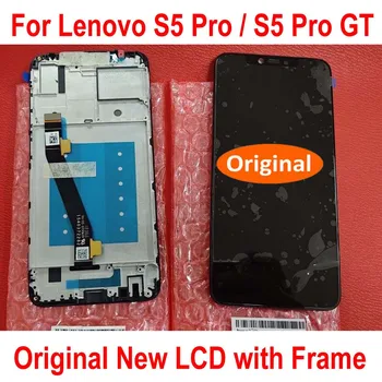  Original Nou Display LCD Touch Panel Screen Digitizer Asamblare Sticlă Senzor Pentru Lenovo S5 Pro L58041 S5pro GT L58091 Pantalla