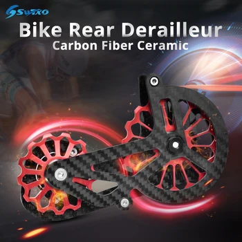  SWTXO Drum de Biciclete din Fibra de Carbon Ceramic Spate Derailleur 13T-17T Scripete Ghid Roata pentru Shimano R8000 R8050 R8070 R9170 R9150 R9100