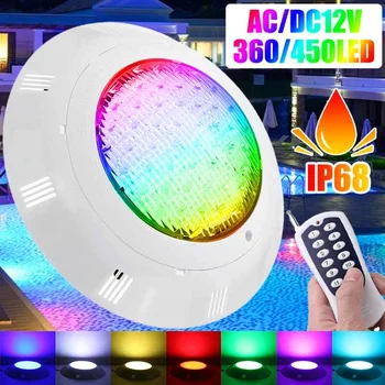  35W 45W LED Subacvatice Piscină Lumini RGB Culoare Schimbare AC12V IP68 Impermeabil Lampa cu Telecomanda
