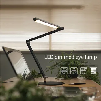  Moderne de Economisire a Energiei LED Lampa de Birou cu Clema de Luminozitate Reglaj Brațul Lung de Afaceri OfficeStudy Desktop Lumina pentru Masa corp de Iluminat