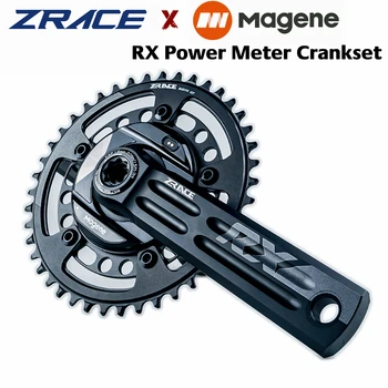  ZRACE x MAGENE RX Power Meter Angrenajul 2 x 10 / 11 / 12 Viteza Chainset, DUB pedalier,Putere, Demaraj,P505 Metru de Putere Spider
