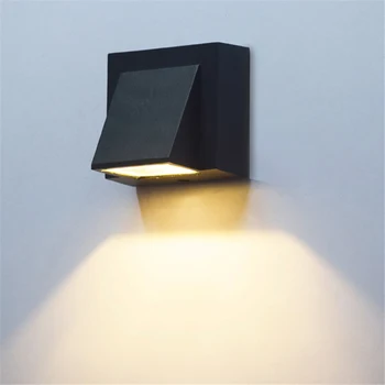 Design rafinat LED Lampă de Perete Singur Cap 5W IP65 COB Pridvor Tranșee de Perete de Lumină Interioară în aer liber, Peisaj de Iluminat AC110 220V
