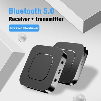  Bluetooth-compatibil 5.0 Receptor Transmițător Audio Muzica Stereo Wireless Adaptor Rca-3.5 mm AUX Jack pentru PC-uri Auto TV Căști