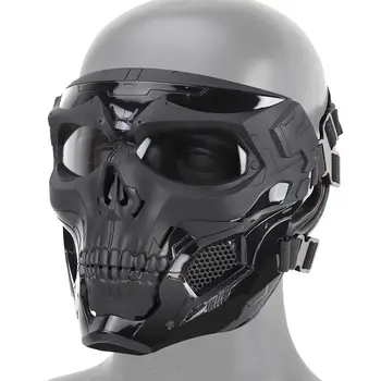  Halloween Schelet Airsoft Masca Craniu Fata Complet Cosplay Mascat Masca De Paintball Joc De Luptă Militar De Protecție Față Mas