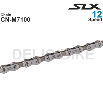  Original SHIMANO SLX M7100 - 12-Viteza de Lanțuri de Bicicletă NC-M7100 SIL-TEC - MTB Lanț 116/126L cu Quick Link