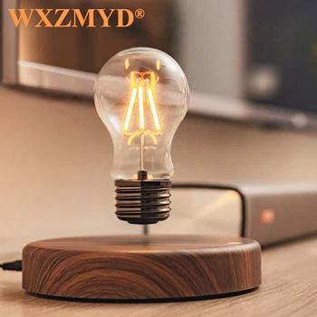  Patentat de Levitație Magnetică Lampa de Creativitate Lumina de Noapte Suspensie Plutitoare Bec LED Lampă de Masă Cameră Decor Acasă Lumina