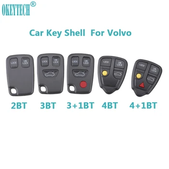  OkeyTech la Distanță Fob Cheie Auto Shell Caz de Înlocuire Auto Cheie Acoperi 2/3/4/5 Butoane Pentru VOLVO S70 V70 C70 S40 V40 1998-2005 Shell