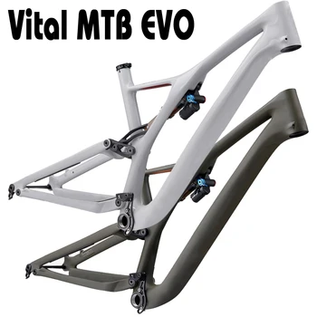  EVO AXS Full-Suspension-Cadru de Biciclete de Munte-Biciclete de Carbon Toray 29er M / L Dimensiune Mtb Full-Carbon-UD-Matt Osie 148x12