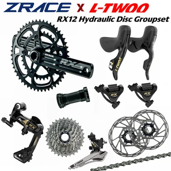  LTWOO RX12 Hidraulice pe Disc + ZRACE Manivela Caseta Lanț, 2x12 Viteza, 24s Drum Groupset, pentru biciclete Road Biciclete / R7170 R8170