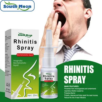  Sud Luna Rinita Spray Nazal Spray Nazal Pe Bază De Plante Naturale Extract Lichid De Relief Congestie Mâncărime Curge Nasul, Stranut, Nas Îngrijire