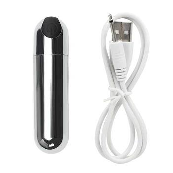  Mini Glont Vibrator Jucarii Sexuale pentru Femei 10 Viteza Impermeabil Vibrații Puternice USB Reîncărcabilă G-spot Masaj
