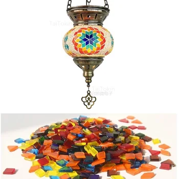  DIY turc Mozaic Lumina Pachet de Materiale Handmade Pandantiv Lampa Decor Acasă Luciu Lamparas Colgantes Techo Para