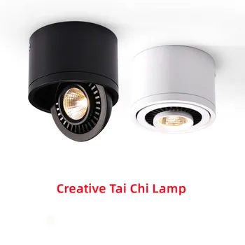  Estompat Suprafață Montat LED Downlight 5W 7W 9W 12W 15W 18W COB Plafon de Lumină la fața Locului AC85-265V Lampă de Perete pentru Iluminat Interior
