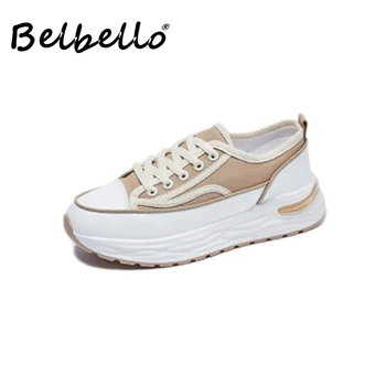  Belbello 2022 Vara noi de sex feminin Tata pantofi versiunea coreeană a Agam pantofi casual respirabil elevii pantofi