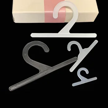  100buc Eșantion Antet Card Cârlige de Plastic Cap Umerase Ciorap Sac de Depozitare Material Swatch Cârlig de Afișare Organizatorii