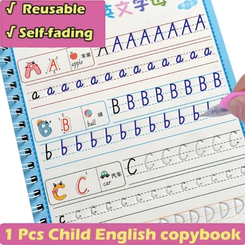  26 Scrisoarea Reutilizabile Engleză Caligrafie Notebook-Uri De Învățare A Scrisului De Mână Tactice De Carte Pentru Copii De Școală Elev Cărți Libros Livros