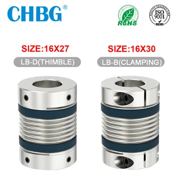  Arborele de Cuplare CHBG LB D16L27/30 Burduf Flexibil Motor Cuplaj CNC din Aluminiu de Înaltă Elasticitate Universal Comun Imprimantă 3D Cardan