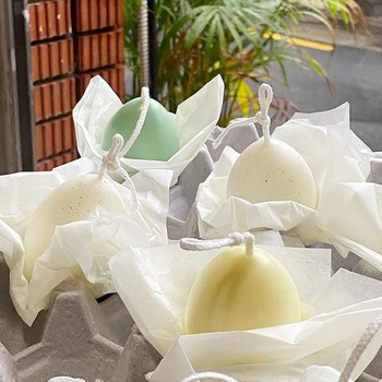  3D Easter Egg Lumânare Mucegai DIY Lumânare Parfumată a Face Mucegai Silicon Fondant Ciocolata Tort Mucegai Formă de Luare de Săpun Craft Supplies