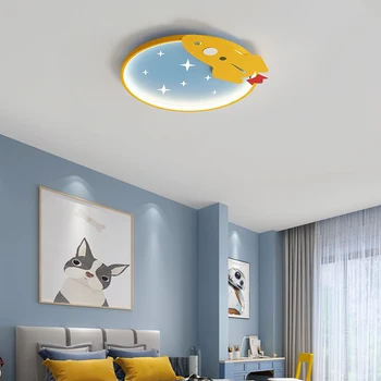  Nordic cu Led-uri Moderne pentru Copii Cameră de Rachete Forma Lampă de Tavan Dormitor Lampa Acasă Cald Iluminat Interior Decor Led Lumini Plafon