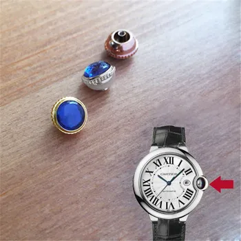  rezistent la apa albastru de cristal safir ceas coroana de Cartier Ballon Bleu ceas pentru a regla timpul de piese
