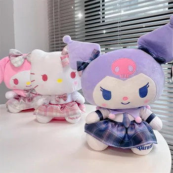 Sanrio Hello Kitty Jucarii De Plus Melodia Mea Kuromi Maid Dress Up Pluș Papusa Perna De Umplere De Pluș Umplute, Jucării De Crăciun, Ziua De Nastere