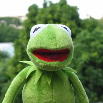  40cm de Pluș Kermit Frog Sesame Street Broaște Papusa Muppet Show Jucării de Pluș Ziua de Crăciun de Pluș Umplute Papusa Pentru Copii