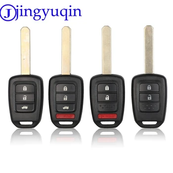  jingyuqin 2/3/4 Butoane Telecomanda Cheie Auto Shell Caz Acoperire Fob Gol Pentru Honda GREIZ Civic Oraș XRV Vezel