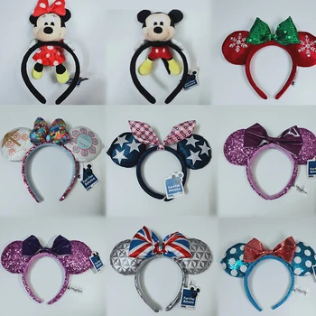  Noi Disney Mickey Urechi De Susținere Artificii Cu Bandă De Susținere Cu Castelul Peter Pan Cosplay Hairband Disneyland Scrisoare De Susținere Fata Cadou