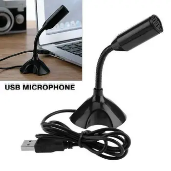  USB Mini Desktop Discurs Microfon cu Stativ Reglabil Pentru PC, Laptop, Notebook Pentru PC Desktop de Înaltă Calitate