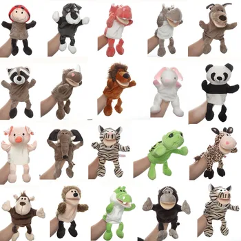  30cm Animale Păpușă de Mână de Desene animate Umplute, Jucării de Pluș Copilul de Învățământ Păpuși de Mână Pretinde Spune Povestea Papusa copii Copii Cadou