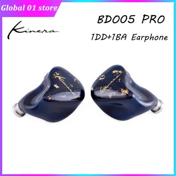  Kinera BD005 Pro 1DD+1BA Cască de propulsie Hibrid HiFi Cască 0.78 mm 2Pin Conector Muzica Pavilioane de Reducere a Zgomotului Căști