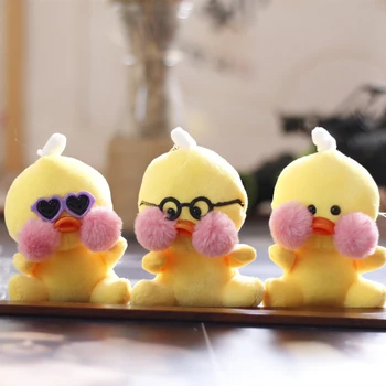  Rață Drăguț Pandantiv Jucării De Pluș Umplute Papusa Little Duck Galben Mic Mini Breloc Sac De Ornament Pentru Copii Copii