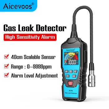  Detector de gaz portabil portabil de scurgeri de gaz detectorul de alarmă combustibile scurgeri de gaz detectorul analizor de gaze