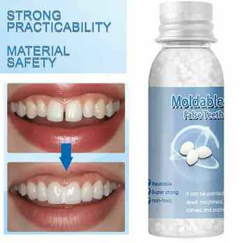  10/20/30ML Dinte Kit de Reparare Dinți Și Lacune FalseTeeth Lipici Solid Granule Dinte Temporar de Reparare Kit de Albire Dentară Cosmetică