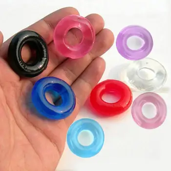  6Pcs Penis Inele Distractiv de Siguranță Material Multicolor Rafinat Wireless Adăuga Fericire Lavabil Intarziere Ejaculare Inel de Blocare