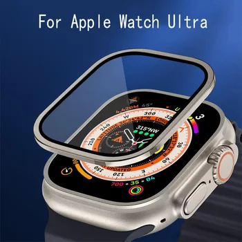  Sticla Pentru Apple Watch Ultra 49 mm Ecran Protector de Metal Bara Accesorii Anti-Scratch HD Full Film iWatch Ultra 49mm