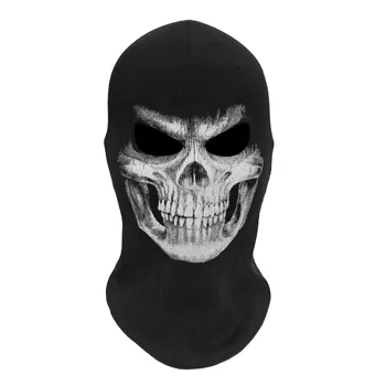  SzBlaZe Brand Nou Reaper Fantomă Craniu Schelet Balaclava Masca Halloween Cosplay Pălării de Război Joc CS de Paintball Ciorap