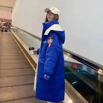  2022 Noi Îngroșat Jos Bumbac Paltoane Femei de Îmbrăcăminte coreeană Vrac Cald Timp Parka de Iarnă, Haine de Bumbac, Jachete jp238