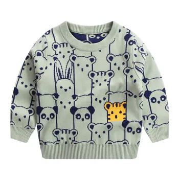  Sărituri de Metri New Sosire pentru Copii Pulovere Pentru Toamna Iarna Copii Fashion Design Animale Drăguț pentru Băieți și Fete Jachete Tricotate