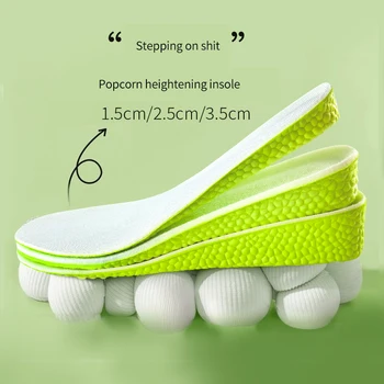  Impuls de 1,5-3,5 cm Interior Sporind Branț pentru Picioare Spuma de Memorie Sport Pantofi Respirabil Pad Pernă Ortopedică Lift Tălpi