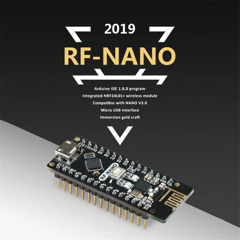  RF-Nano pentru Arduino Nano V3.0 Micro USB Nano Bord ATmega328P QFN32 5V 16M CH340 Integra NRF24l01+2.4 G wireless