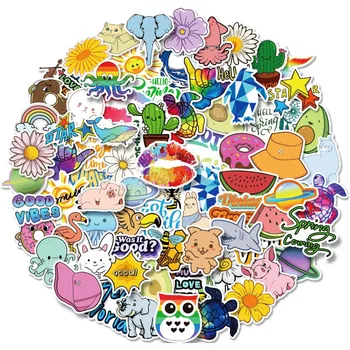  10/30/50/100BUC Autocolante Animale de Desene animate Ambarcațiuni DIY Albumul Graffiti Skateboard Decorative Albume Telefon Sticker Laptop Nou