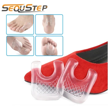 4 buc gel de Silicon pad Porumb Protector picior Perna picior Durerii autocolant antepiciorului branț de protecție picioarele