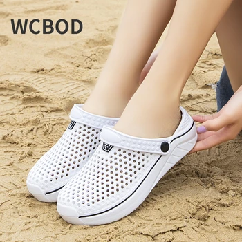  Femei Pantofi Marimea 36-42 Vara Sandale de Plaja 2022 Saboți Sandale pentru Om Solid de Culoare Cuplu Grădină, Papuci de casă Slip-On Pantofi EVA