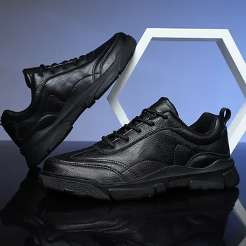  2022 Nou Pantofi de Piele Barbati Adidasi Fashion Casual Pantofi pentru Bărbați Dantela-Up Waterproof Adidasi de Dimensiuni Mari Mocasini Scule de Pantofi